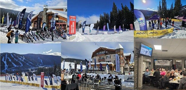 Collage of TELUS Nancy Greene Alpine Classic